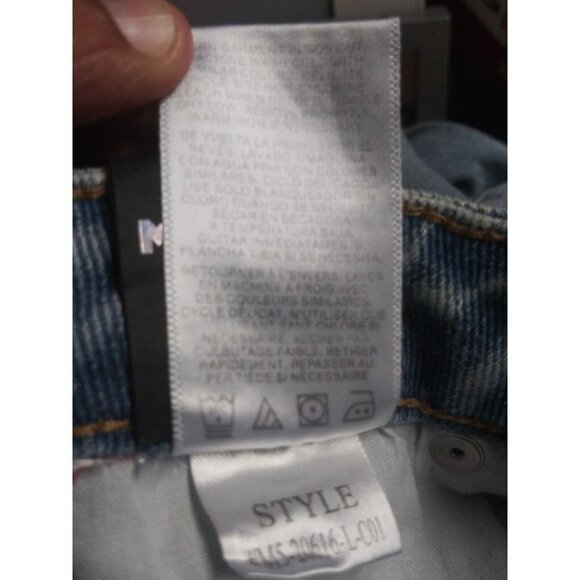 NWT Women's Mom Jeans Sz 0/24 Simple Society Must have Blue Ankle Darts distress - Picture 10 of 12